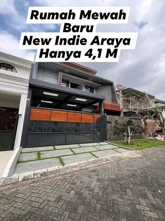 Rumah Mewah Nieuw Taman Indie Araya Malang Kota