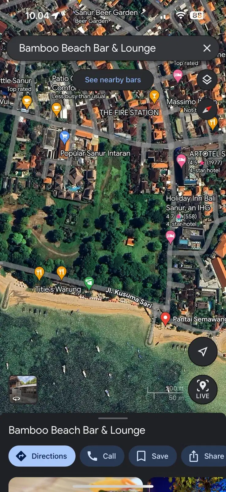 LOS pantai Sanur pasir putih Dijual tanah los pantai sanur  semawang,