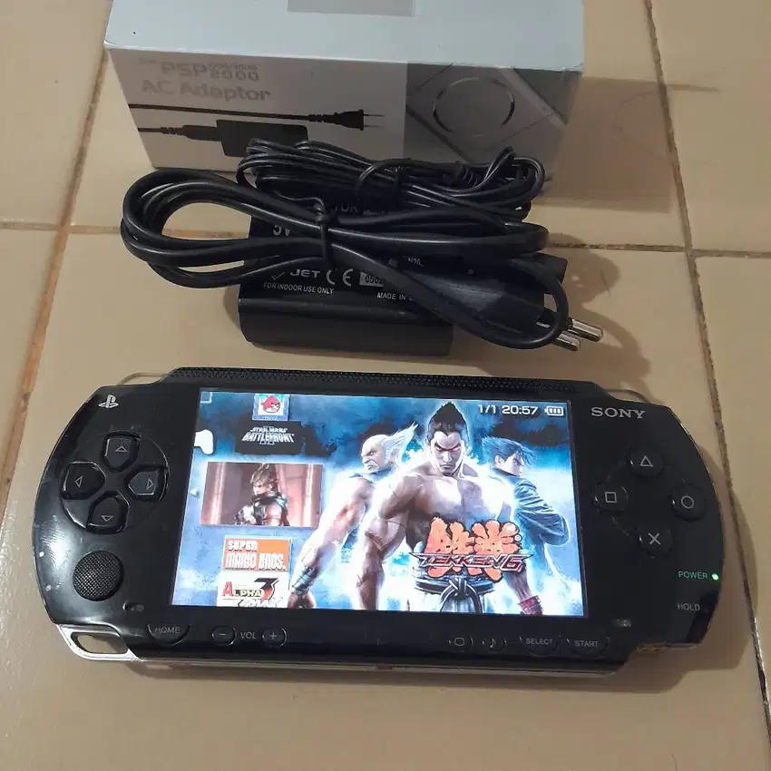 PSP FAT Tebel Awet Cakep Memory game 16gb Fullgame Plus Cassannya