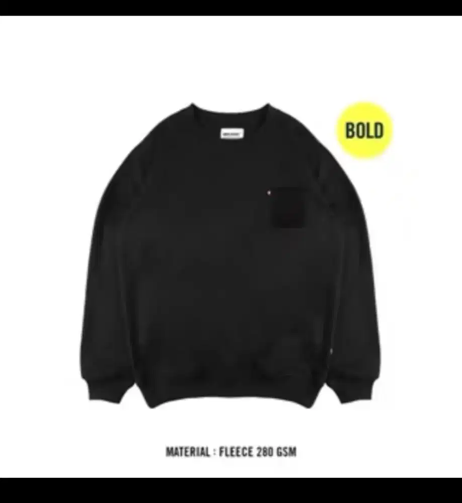 HOOLIGANS CREWNECK HITAM XL