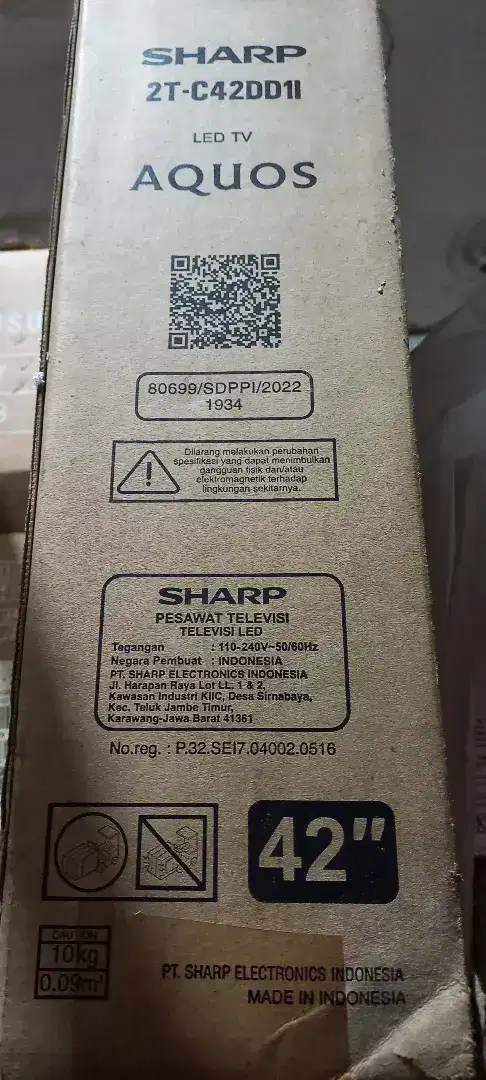 LED 42 SHARP AQUOS SUDAH DIGITAL