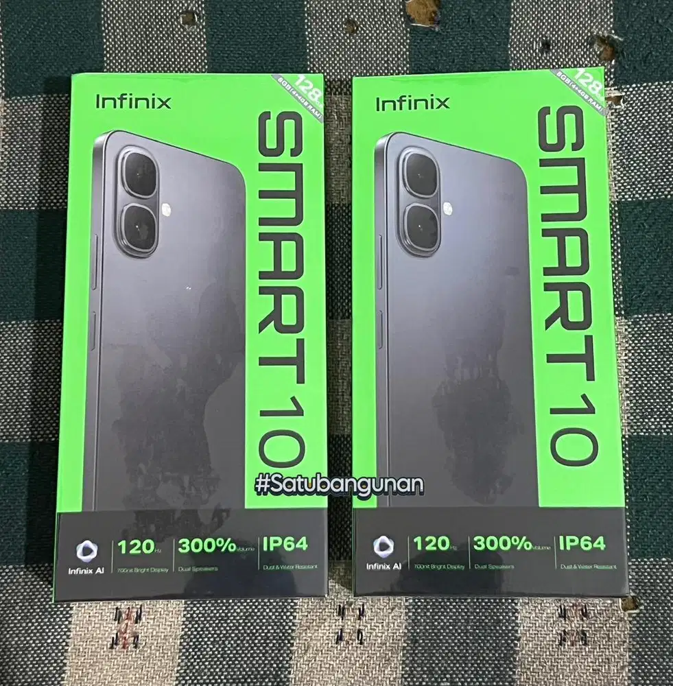 Infinix Smart 10 Ram 4+4/128 Gb Baru Segel Box Garansi Resmi 12 Bulan