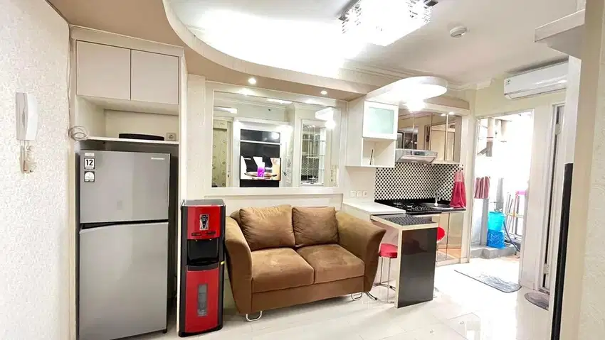 2BR SEWA FURNISHED CANTIK TOWER HELICONIA APARTEMEN BASSURA CITY