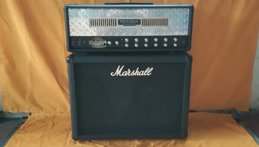 Head Mesa Boogie Single Rectifier Solo Head (2 channel) + Cab 2 x 12