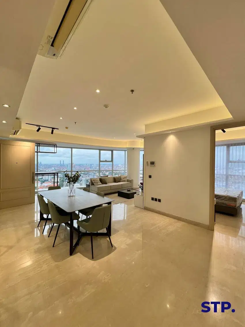 Apartemen One Icon 3 bedroom private lift furnished mewah Lantai 26