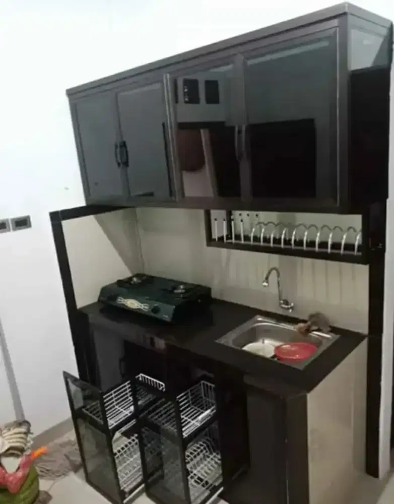 Kitchenset almunium acp ,tahan air,anti rayap / lmp