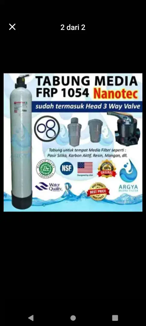 Tabung filter air 1054