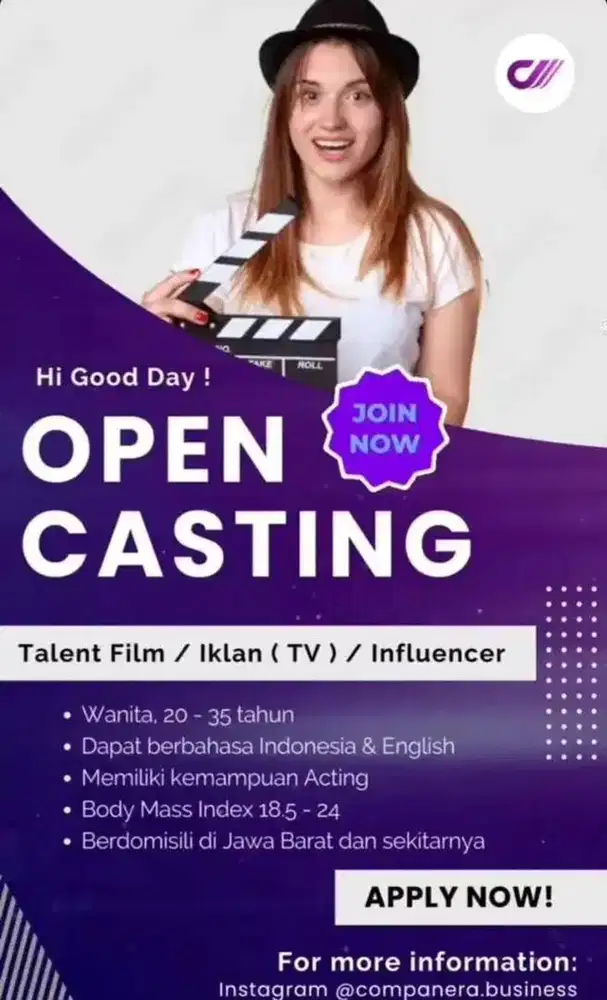 Open Casting & Syuting Film / Iklan