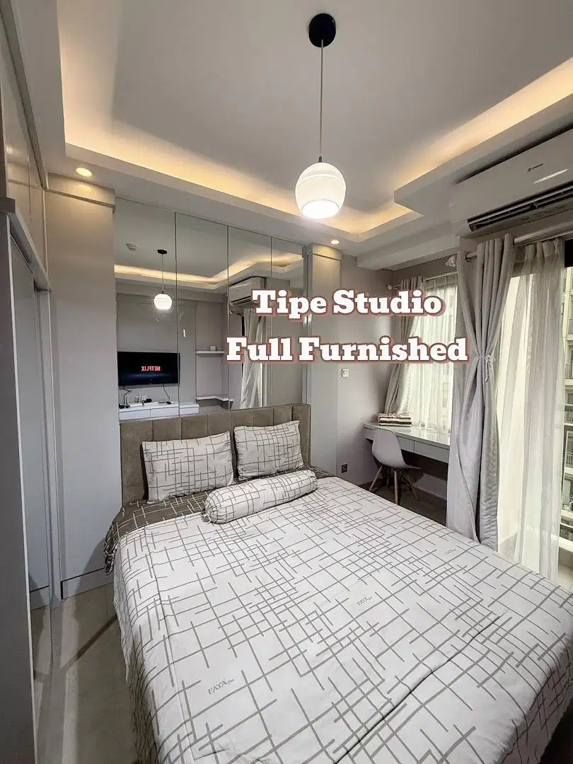 Termurah sewa harian fullday apartemen transpark cibibur