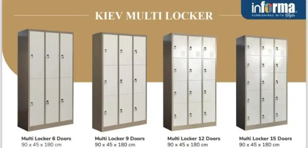 LOCKER BESI ANTI KARAT ANTI RAYAP BISA SATUAN DAN PROJECT PARTAI BESAR