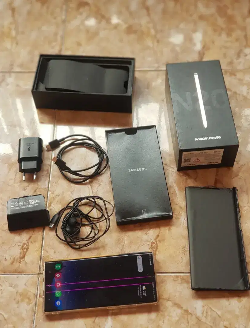 Samsung Note 20 Ultra 5G 12+8/256 GB Sein Ori Indonesia