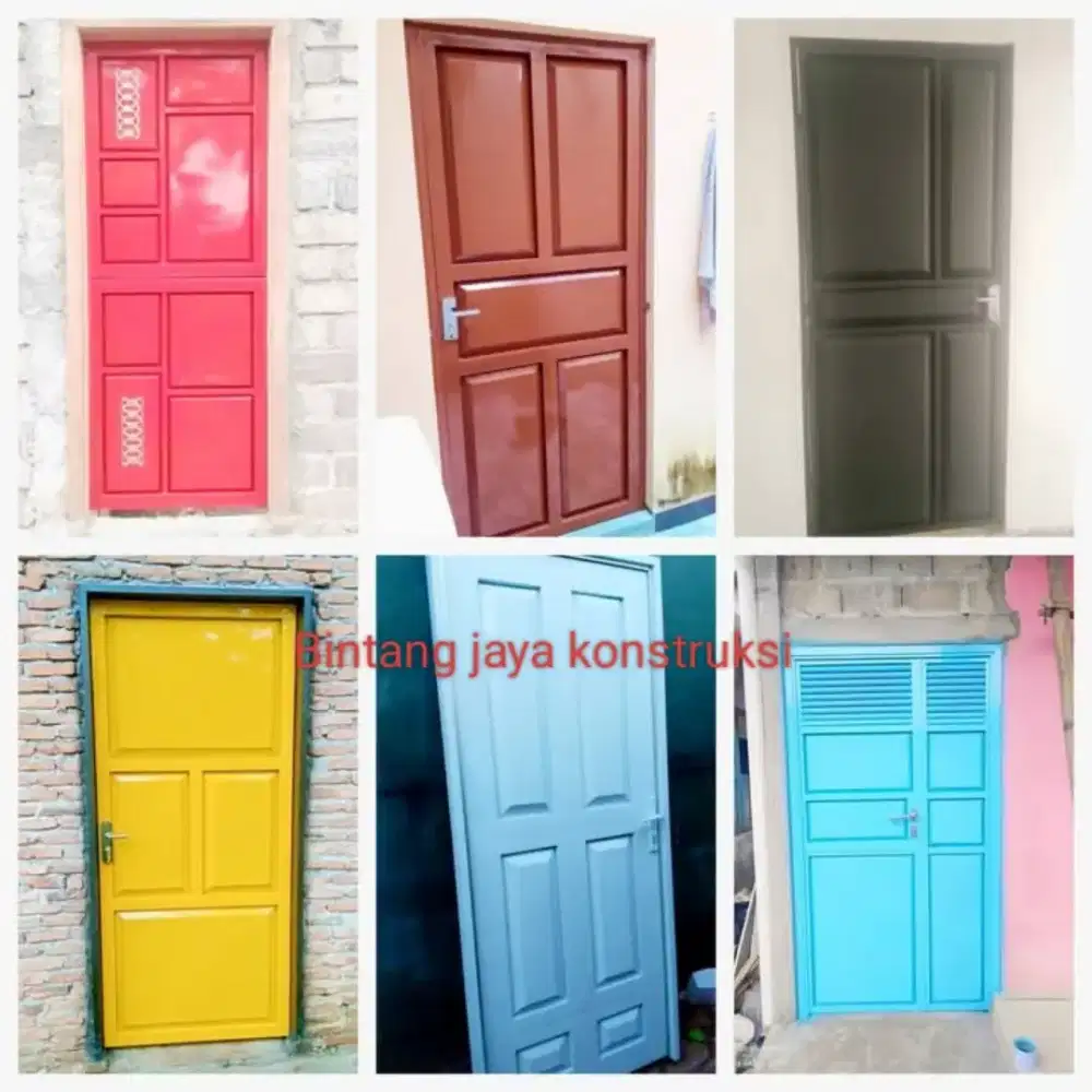 Pintu kamar bahan besi
