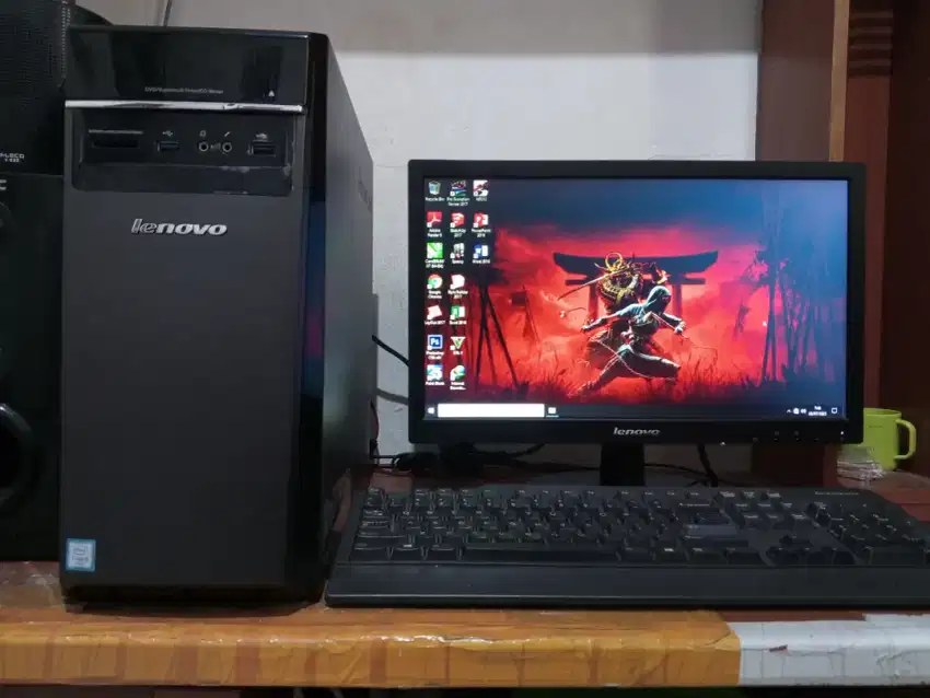 Pc editing gaming (intel core i5 gen 6 + ram 8gb ddr4 + monitor 19)