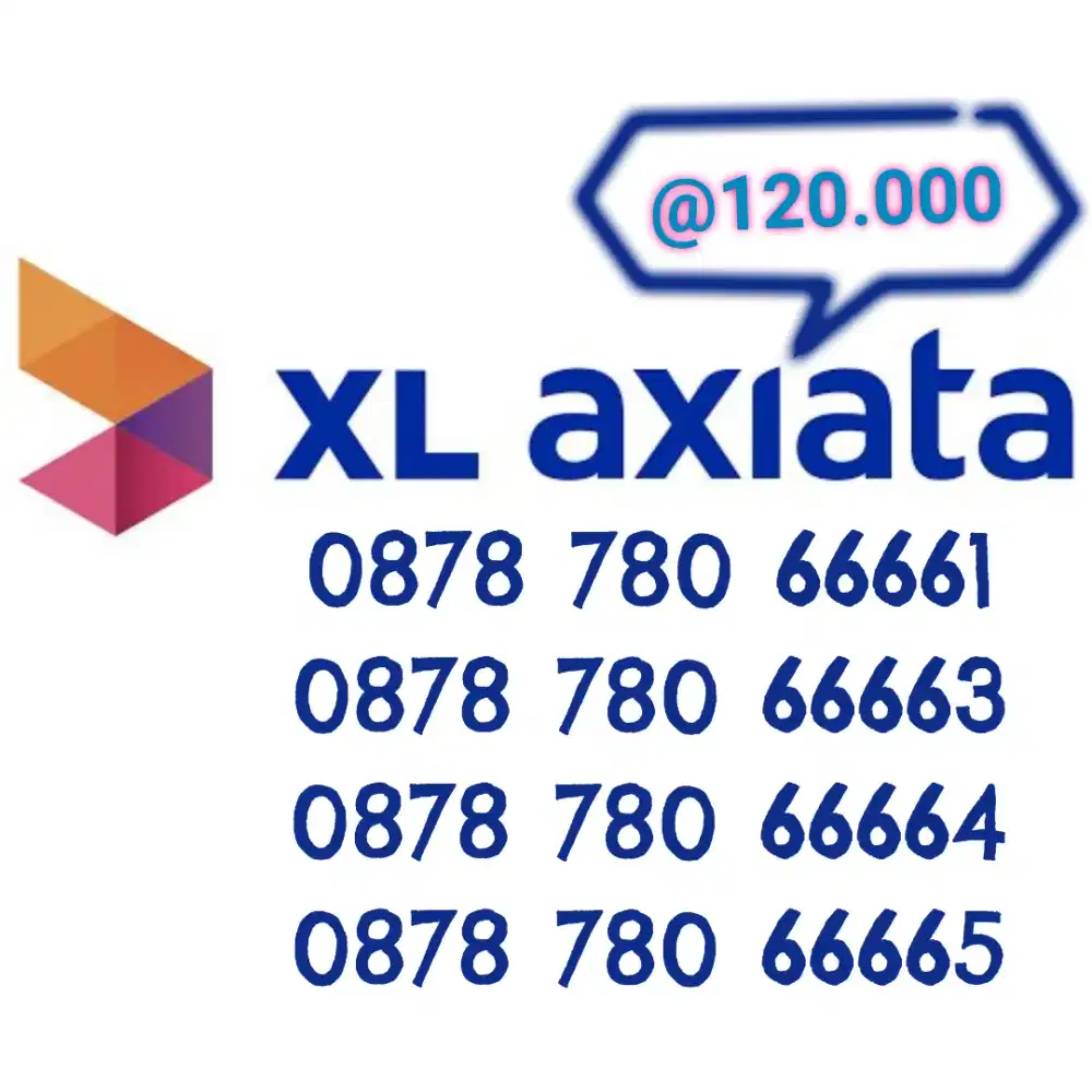 kartu perdana cantik XL 6666x