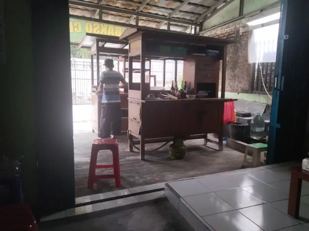 Gerobak Mie Ayam kayu jati