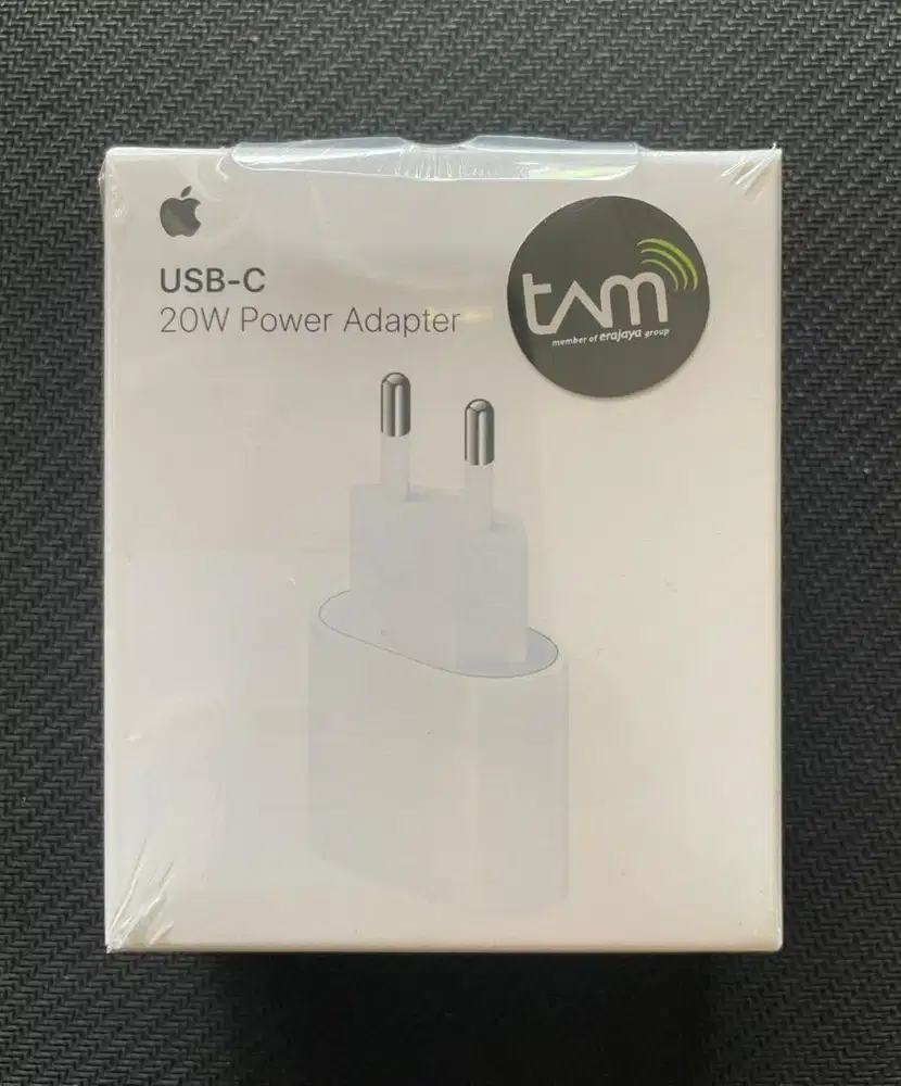 Charger iPhone 20W Original Segel TAM | Bisa Kirim / COD