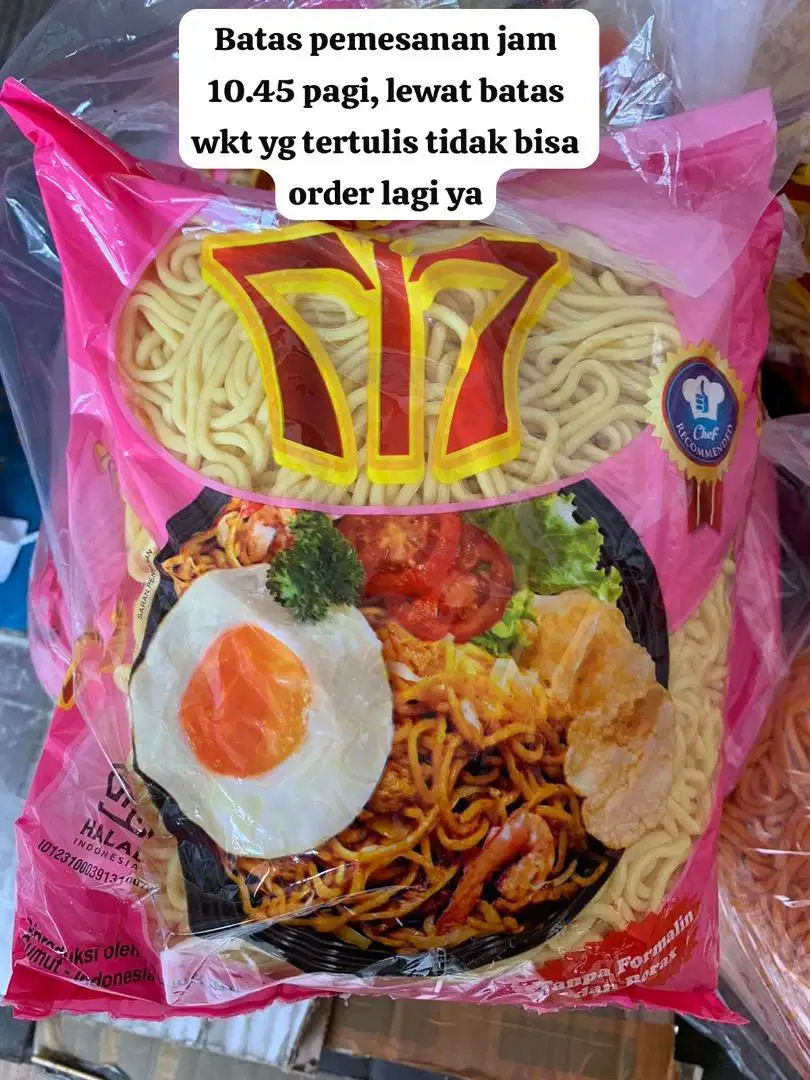 Mie kuning saset halus atau kasar 717 kemasan 1 kg