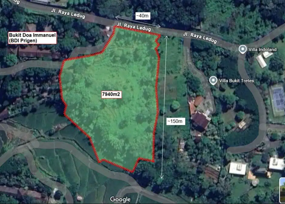 Tanah Strategis view sawah di Junggo , Pasuruan (samping BDI Prigen)