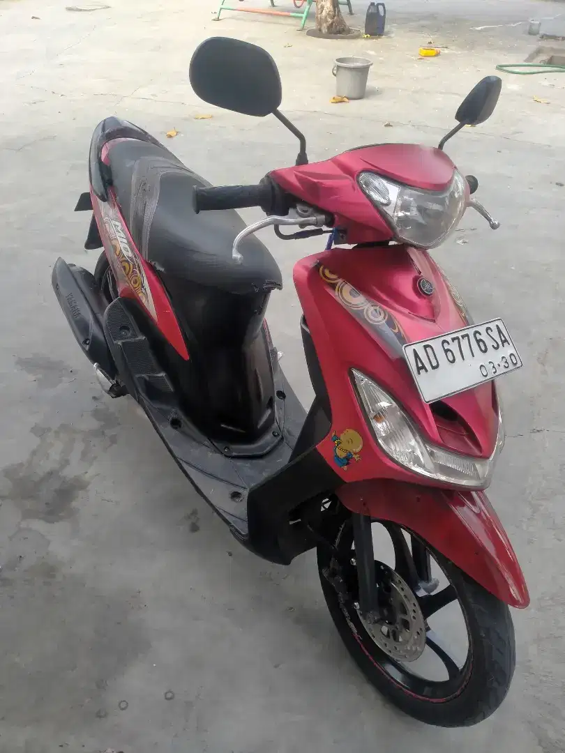 Mio merah 2010 mesin bagus stater jrenk