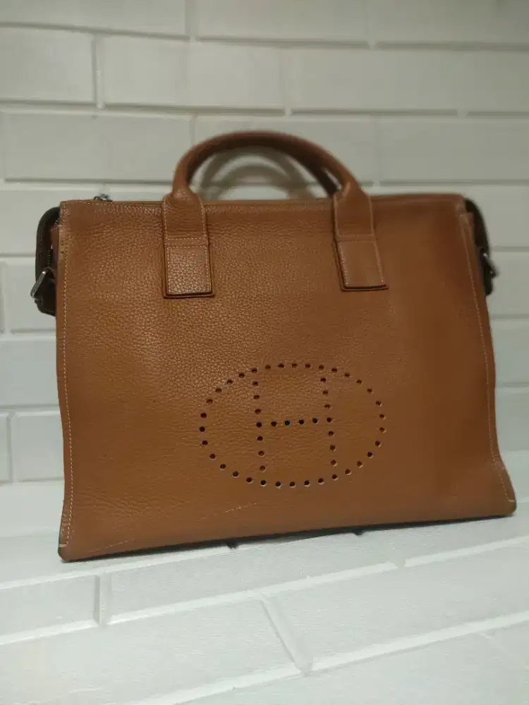 Preloved HERMES Briefcase genuine leather