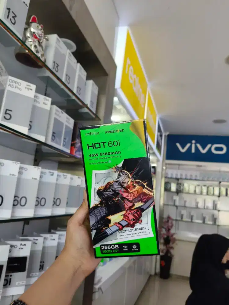 Infinix Hot 60i ram 8/256 gb BARU