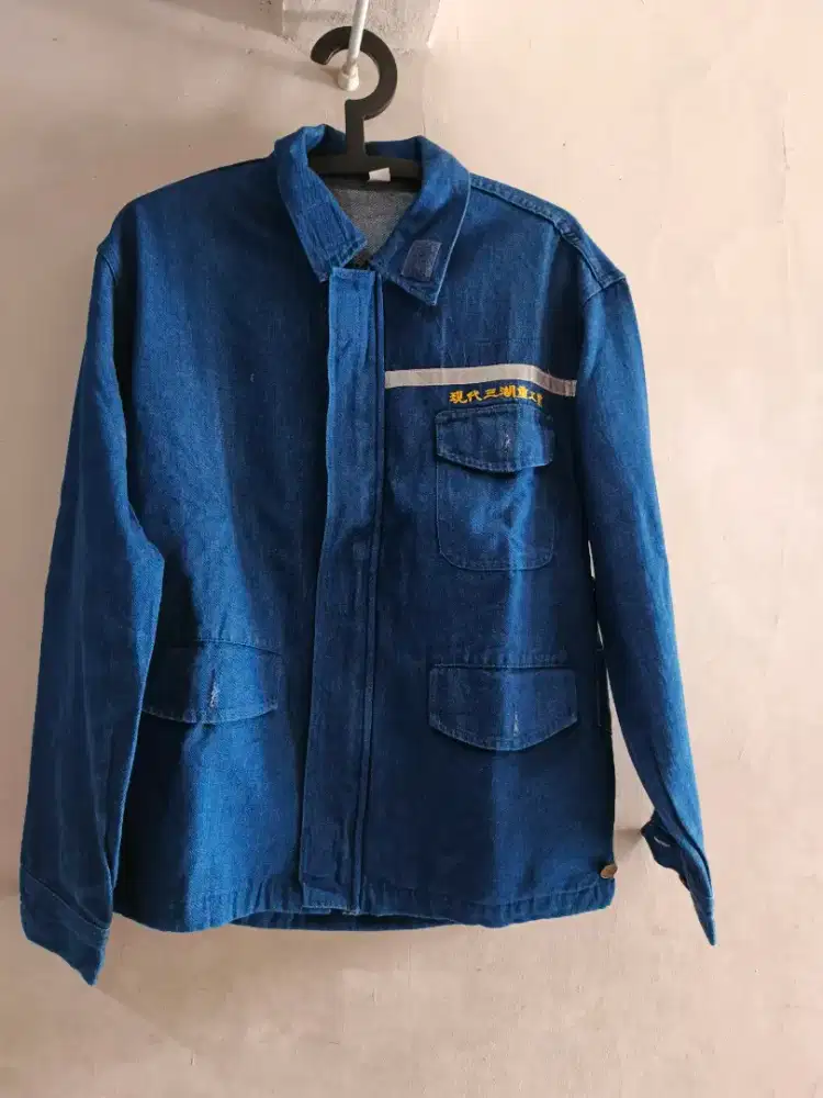Jaket jeans motoran cakep