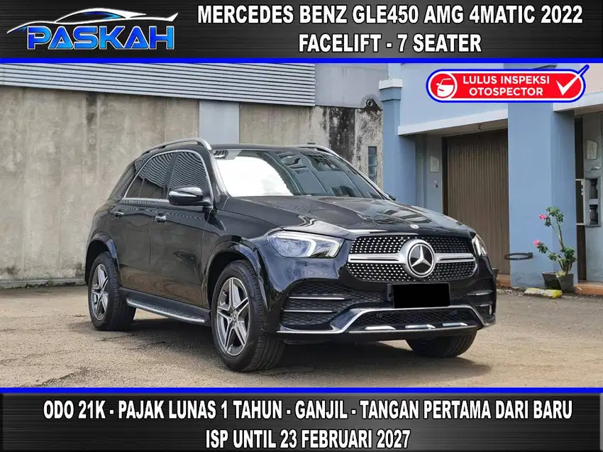 TAX=MARET-2026 GANJIL Bunga=4,7% Odo=21k Mercedes Benz GLE450 AMG 2022
