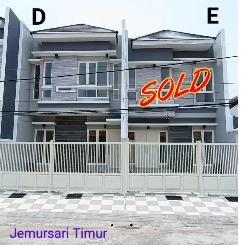 Dijual rumah baru gress jemursari