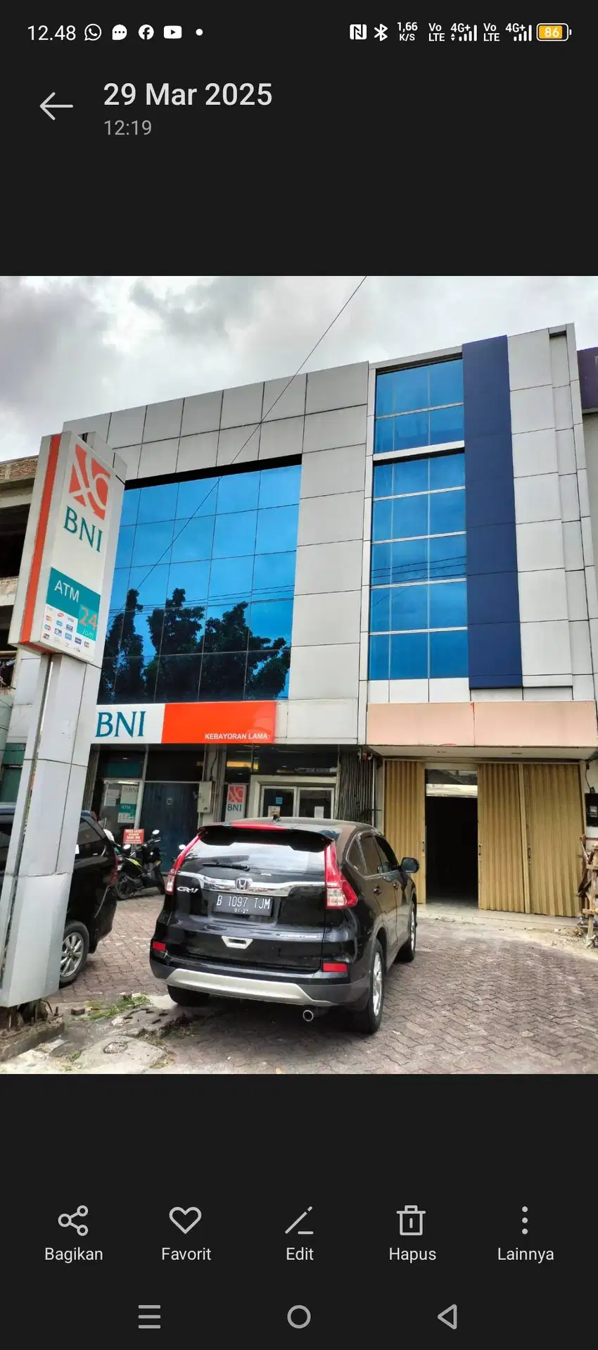 Murah Jual Ruko 3.5. Lt. Baru renovasi 4.6x19x3.5 lt.