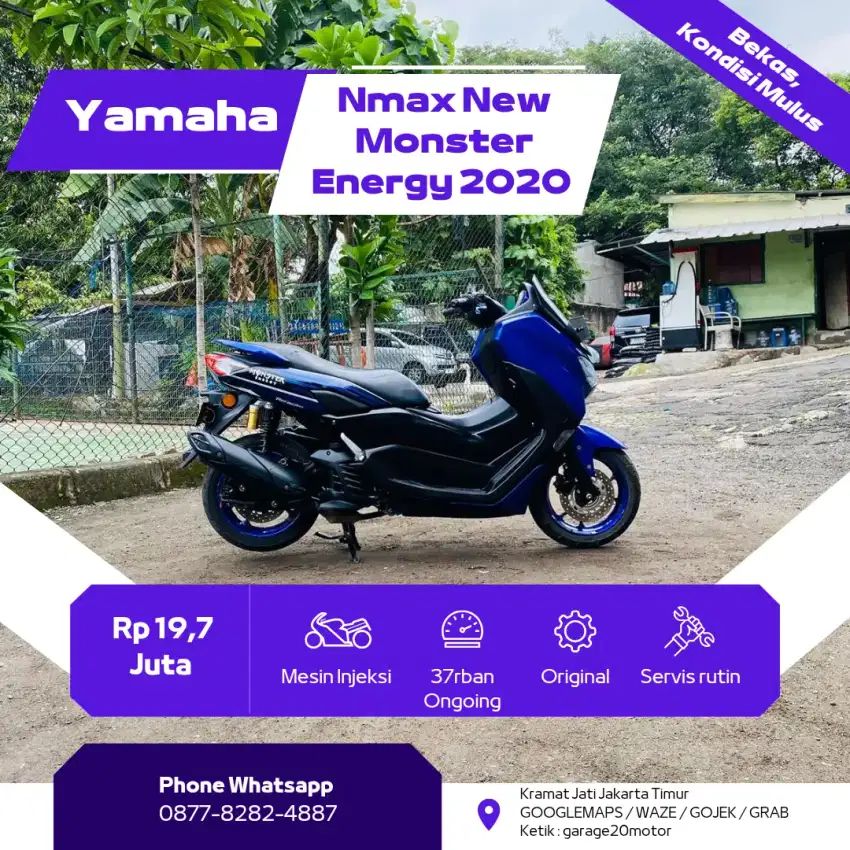 Yamaha All New Nmax 155cc Std Bluecore Tahun 2020