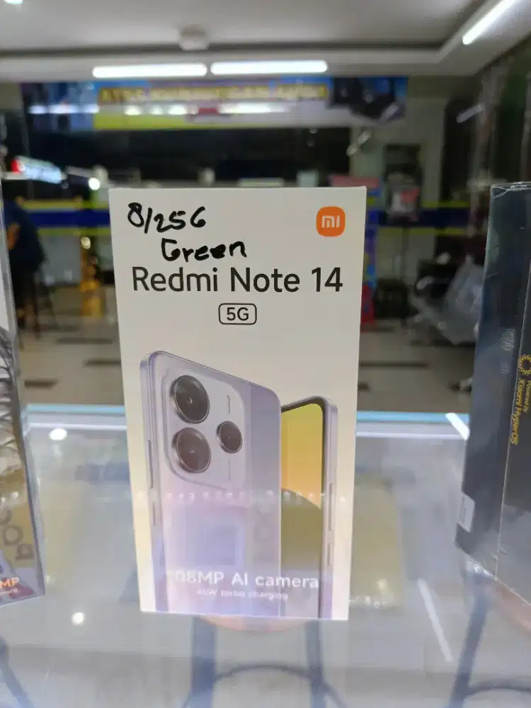 Xiaomi redmi note 14 5G ram 12gb 512gb dan8/256 resmi