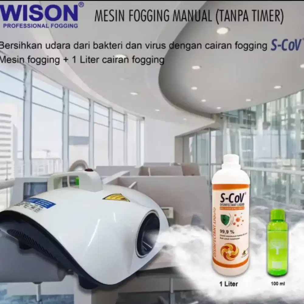 SUPER SALE Mesin Fogging Wison Disinfectant Mobil Ruangan Tanpa Timer