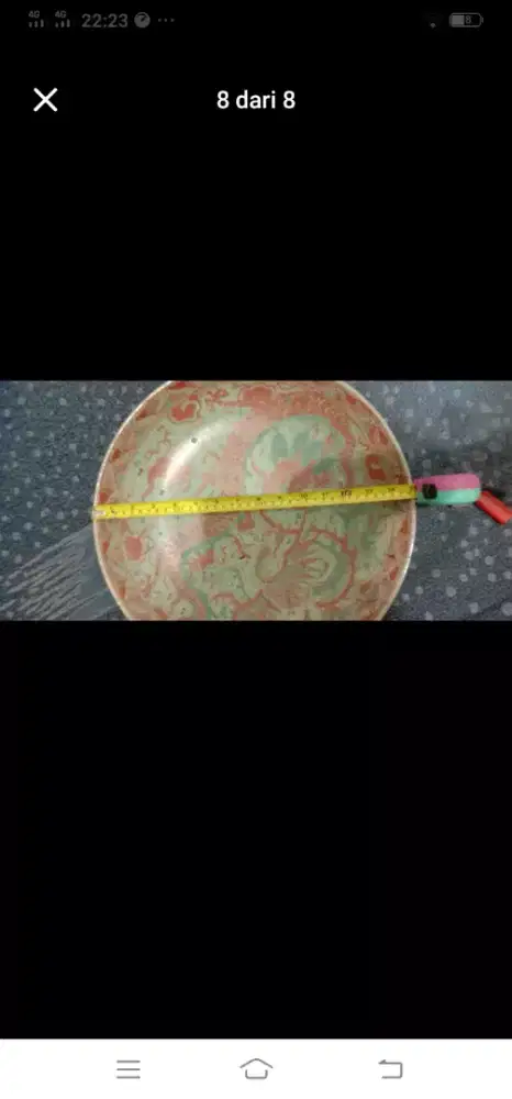 Piring besar Ular naga merah