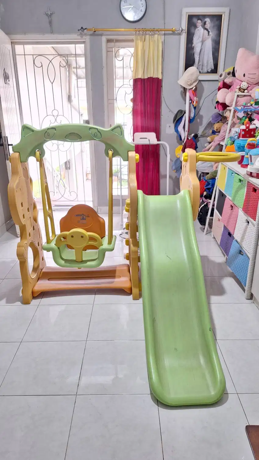 Jual Perosotan dan Ayunan Anak Tobebe Dino Slide and Swing