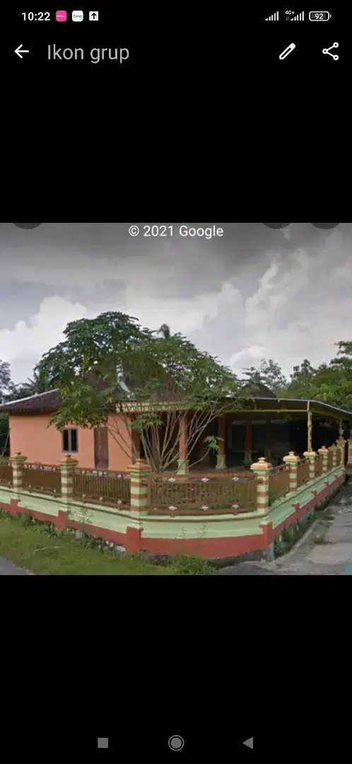 Dijual villa bangunan  bagus harga nego
