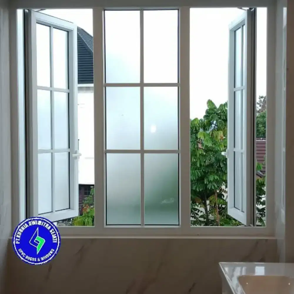 Kusen upvc anti rayap,anti bocor dan kedap suara-bisa custom ukuran