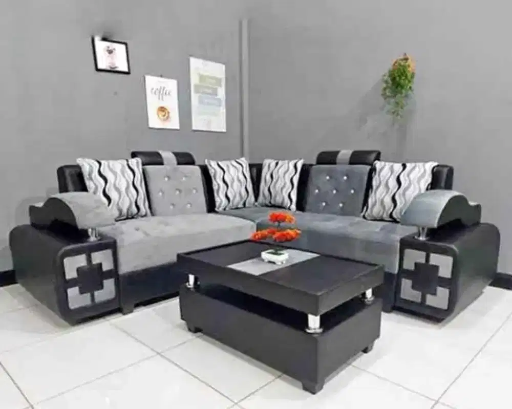 Sofa sudut minimalis