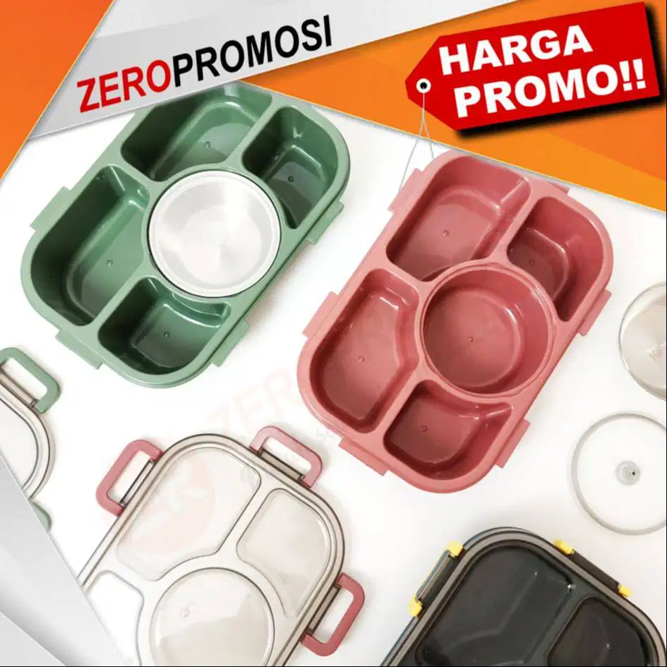 Souvenir Lunch Box Bentgo 5 Sekat Kotak Makan Multifungsi