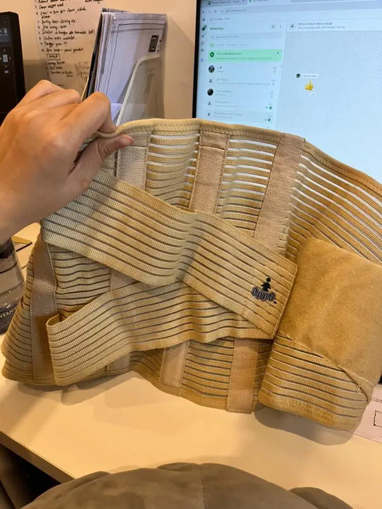 oppo lumbar support 2065 korset syaraf kejepit size L