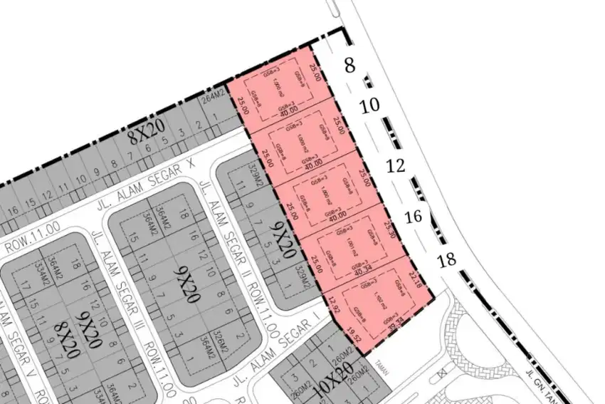 DiJual Kavling Elisium 1000 meter, Lippo Cikarang, cikarang selatan
