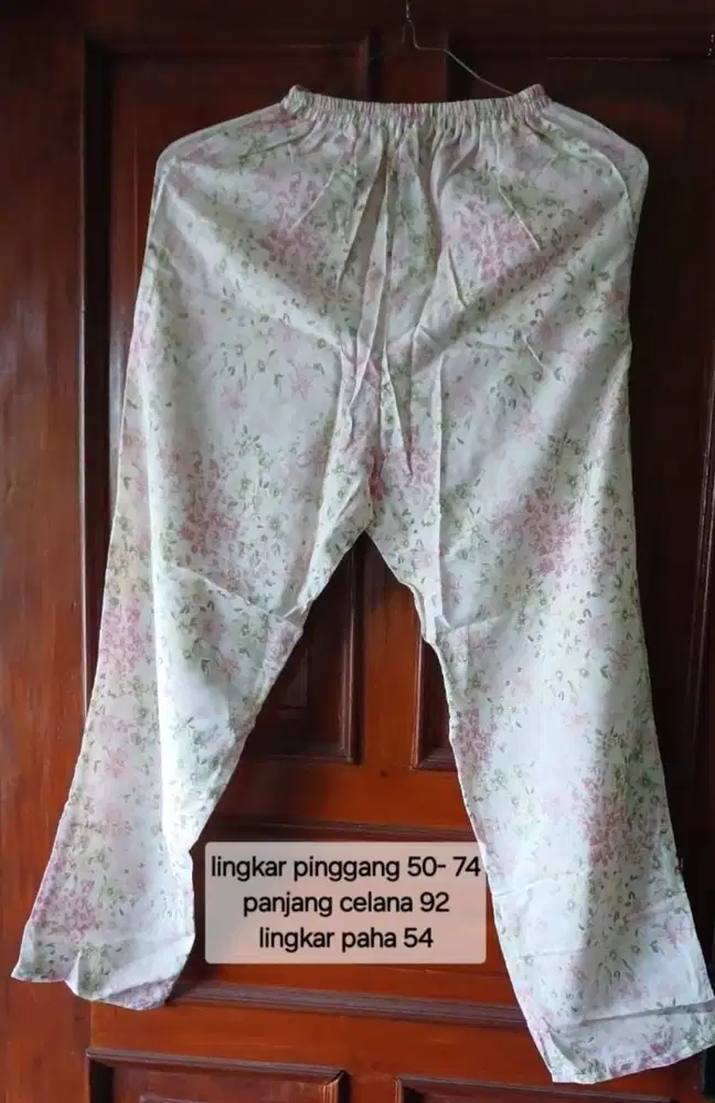 Celana Panjang Bunga Pink utk anak Perempuan