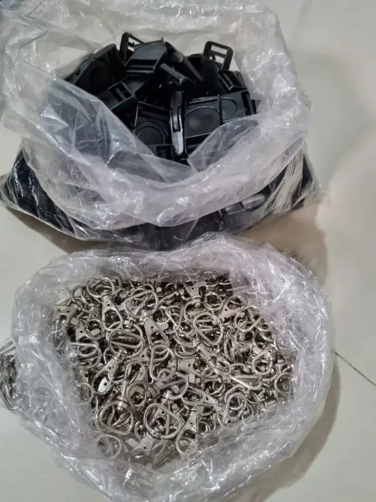 Cantelan tali ID card 2cm dan stopper tali ID card