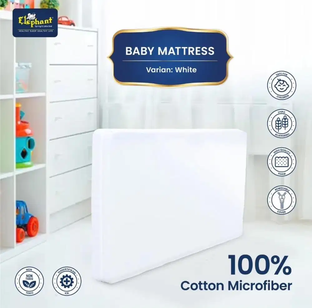 Matras Baby Elephant + Sprei Anti Air