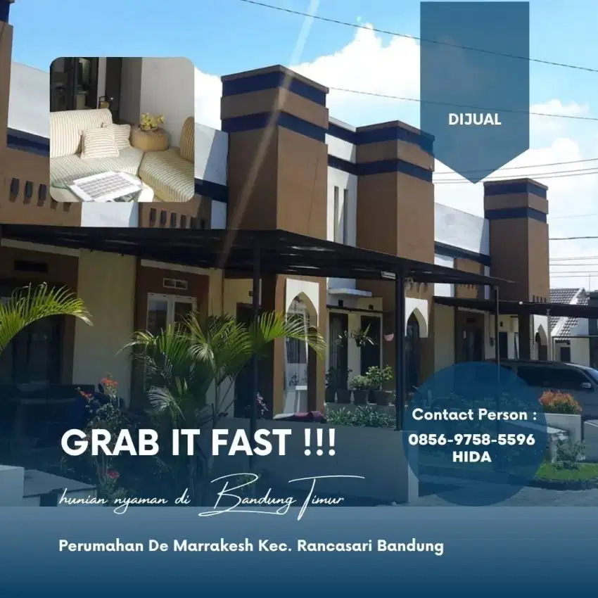 Dijual Rumah Siap Huni Lingkungan Syar'i