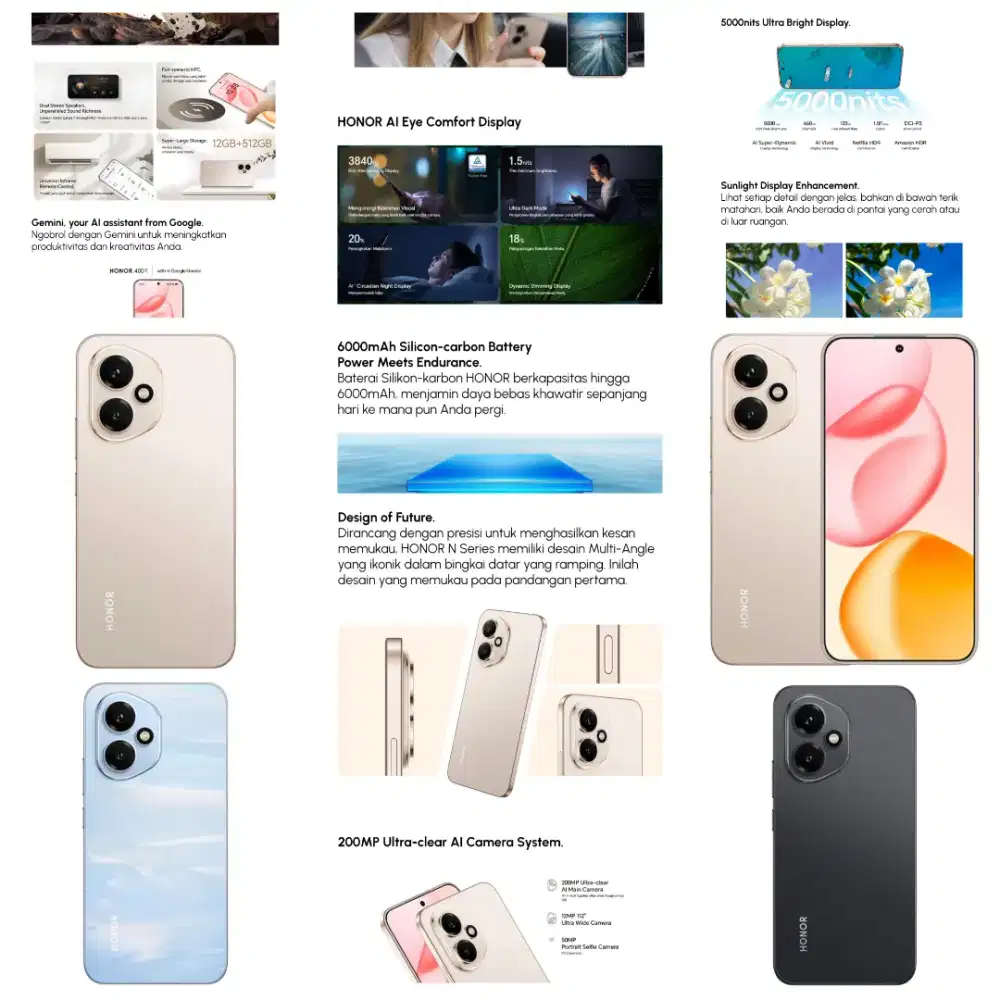 New Honor 400 5g [200 Mp OIS Ultra Clear, Snapdragon 7 Gen 3]