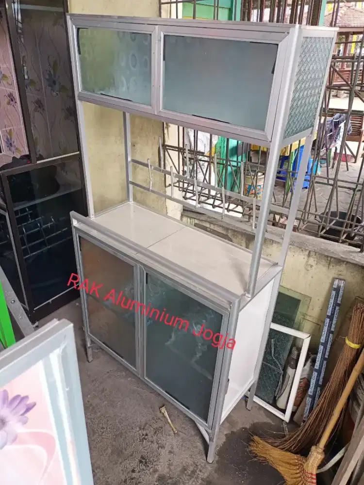 Rak piring bukaan bawah dan belakang plat