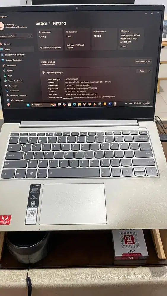 Laptop Ideapad S340-14API