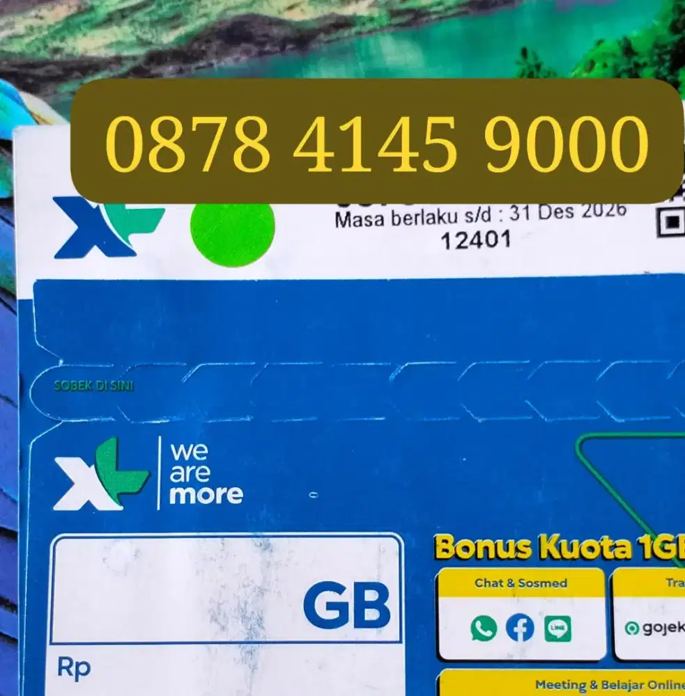 NOMOR CANTIK XL TRIPLE BELAKANG