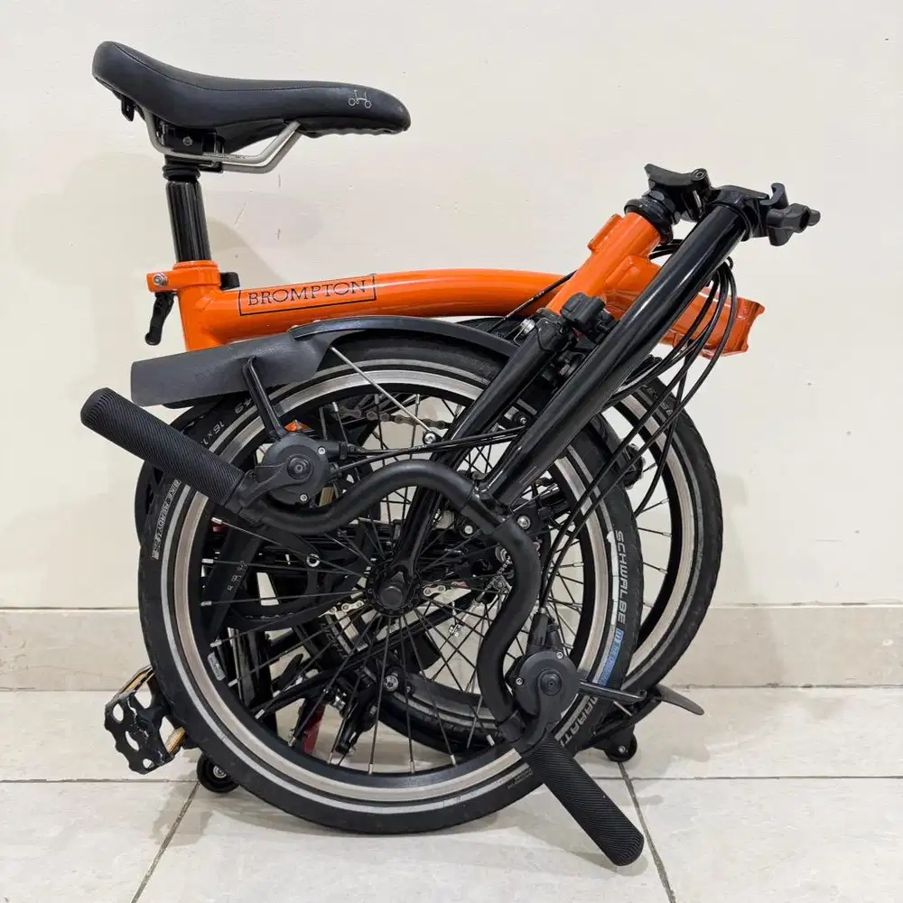 BROMPTON M6L ORANGE BLACK EDITION 2018 - ISTIMEWA