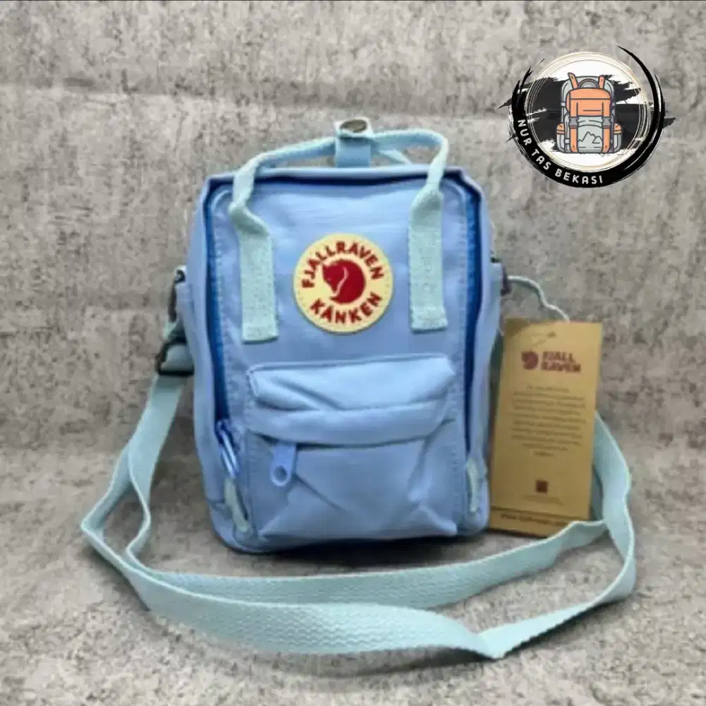 Tas Selempang Kanken biru muda